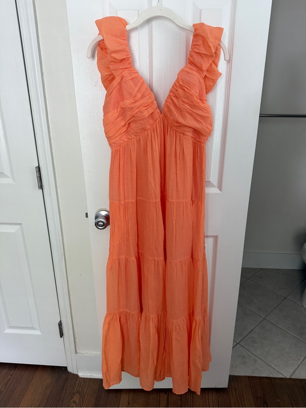 Grey Bandit Getaway Maxi Dress in Orange